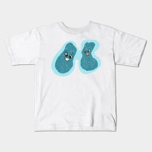 Cute Bacteria Microbes Kids T-Shirt